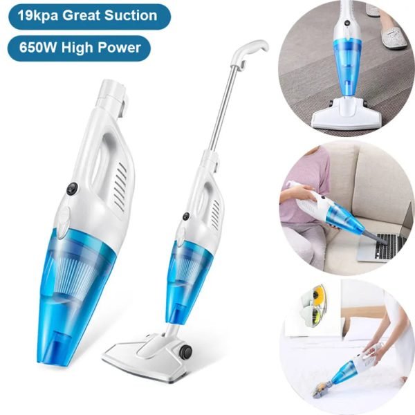 220V 650W High Power Handheld Mini Wired Vertical Washing Vacuum Cleaner HEPA Filter for Home Furniture Sofa Bed