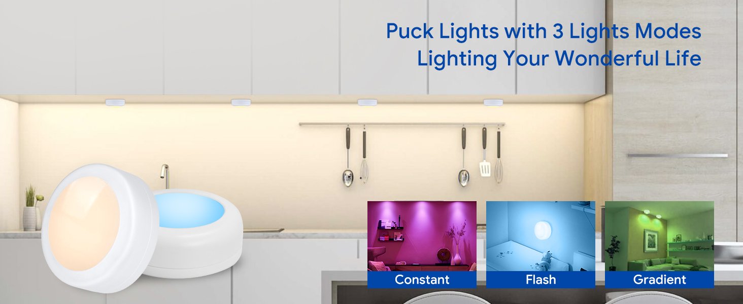 colorful cabinet lights