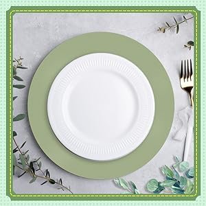 sage green party decoration green party supplies