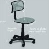 Swivel Mesh Desk Chair, Silver 21D x 21W x 33H in