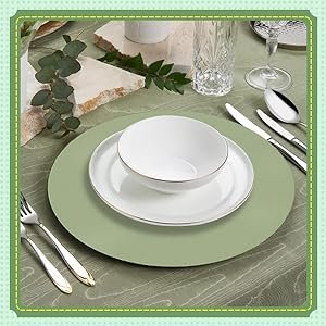 table decor placemat disposable 