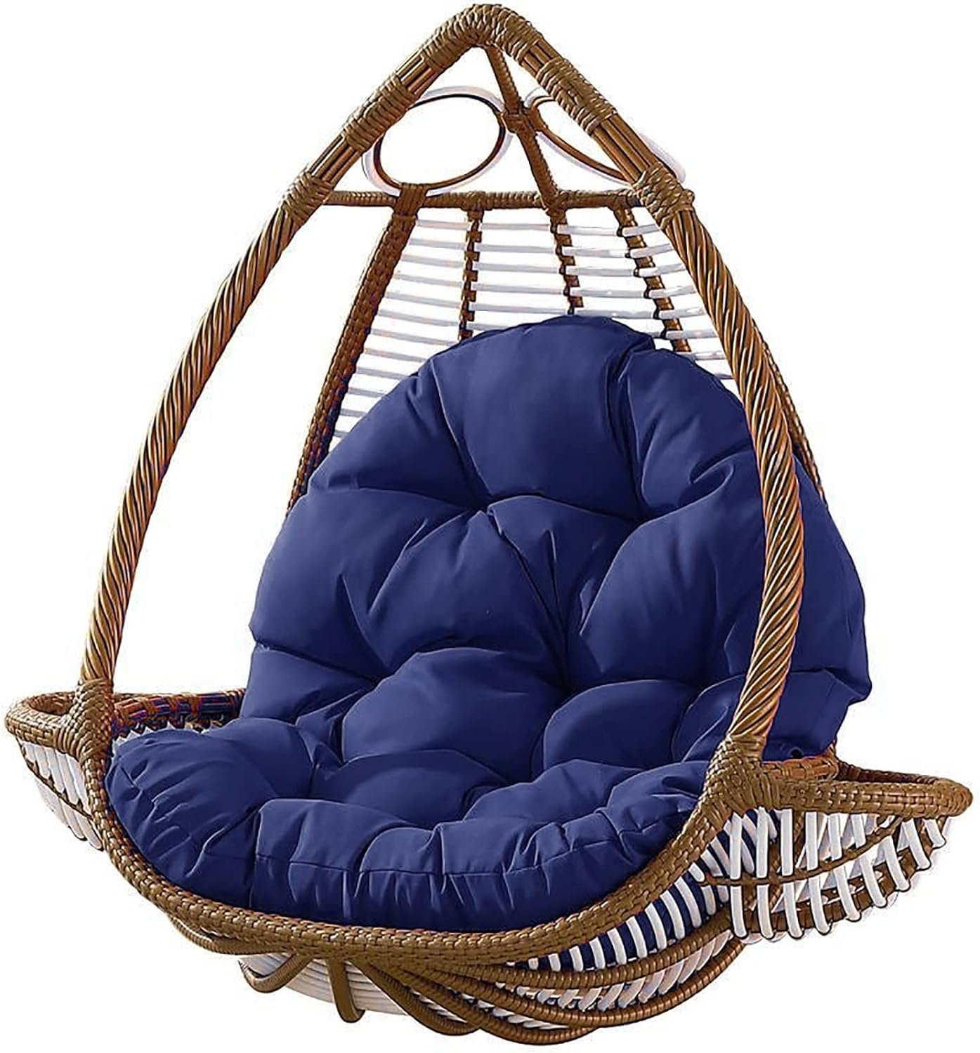 719nveHiWHL._AC_SL1500 Outdoor Rocking Chair Cushion, Cushion Rocking Chair Recliner Cushion Outdoor Suitable for Front Porch, Living Room, Patio, Garden, Yard Black