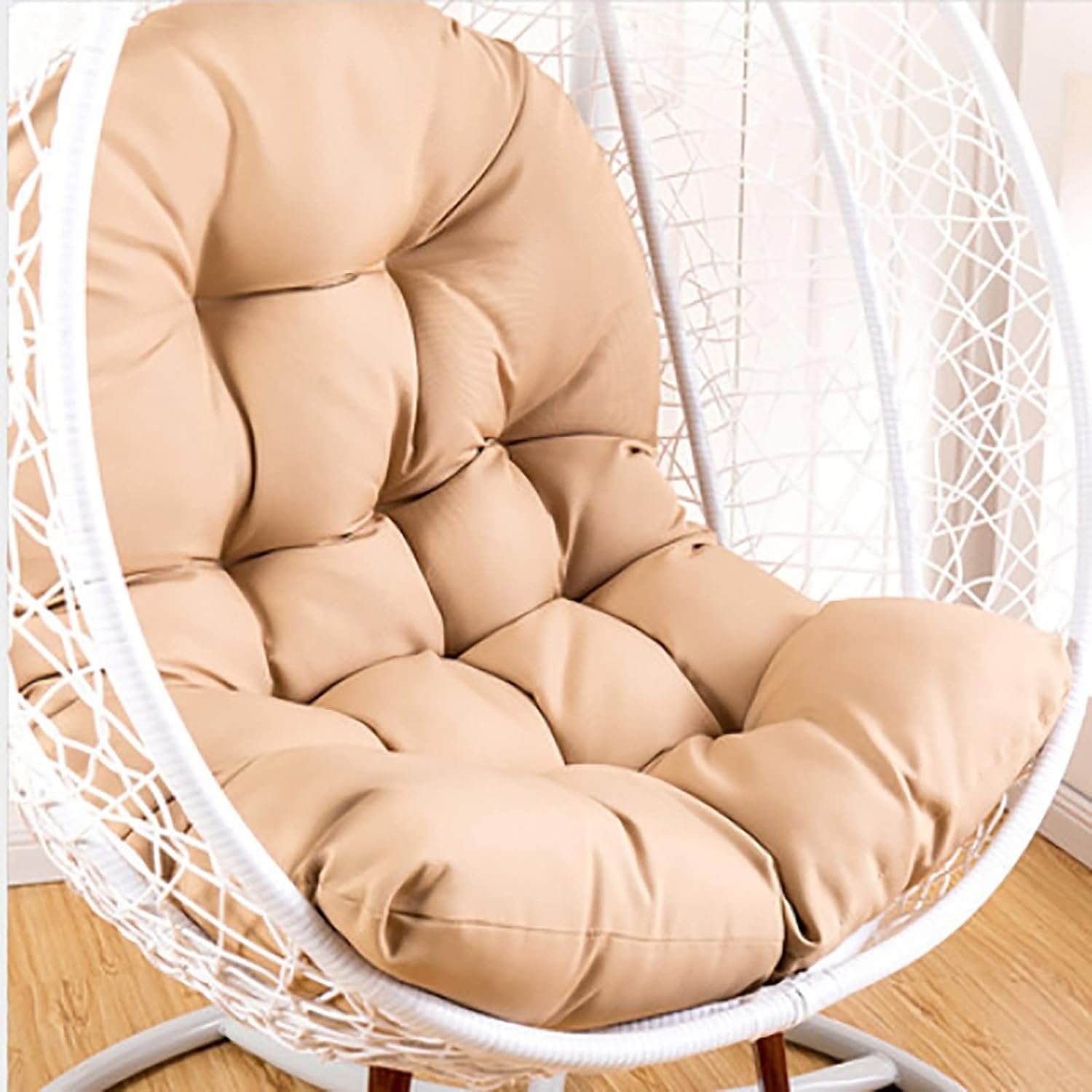 71XQhAMynJL._AC_SL1500 Outdoor Rocking Chair Cushion, Cushion Rocking Chair Recliner Cushion Outdoor Suitable for Front Porch, Living Room, Patio, Garden, Yard Black