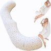 Full Body Pillow for Side Sleeper,60″*22″*11″ Swan Body Pillow with Skin-Friendly Pillowcase,Ergonomic Pregnancy Body Pillow for Head,Belly,Back,Legs and HIPS Relief