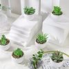 Der Rose Set of 6 Succulents Plants Artificial in Pots Small Fake Plants for Bedroom Aesthetic Living Room Office Shelf Bathroom Decor