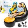 Gaming Chair for Kids- Air Pump and Gift Included 3-in-1, Inflatable Chair for Kids- Kids Gaming Chair- Kids Gaming Chair 8-12- Gamer Chair for Kids, Black