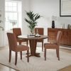 Dining Chairs, Kitchen Chairs Set of 2 with Solid Wood Legs, Armless Upholstered Indoor Kitchen Dining Room Chairs for Dining Room, Kitchen Chairs Parson Chairs