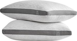 ACCURATEX Pillows Queen Size Set of 2 – Rayon Derived from Bamboo Cool Cover, Soft Down Alternative Fluffy Filling, Cooling Breathable Pillow, Adjustbale Pillows for Side Back Stomach Sleepers