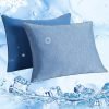 Topcee Cooling Bed Pillow Queen Size -2 Pack Hotel Luxury Pillows for Sleeping – Down Filling Supportive Pillows Queen Size Set of 2 for Back Side Stomach Sleepers(20″*28″)