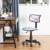 Swivel Mesh Desk Chair, Silver 21D x 21W x 33H in