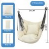 Hanging Swing Canvas Hanging Chair College Student Dormitory Hammock with Pillow Indoor Camping Swing Adult Leisure Chair