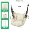 Hanging Swing Canvas Hanging Chair College Student Dormitory Hammock with Pillow Indoor Camping Swing Adult Leisure Chair