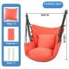 Hanging Swing Canvas Hanging Chair College Student Dormitory Hammock with Pillow Indoor Camping Swing Adult Leisure Chair