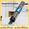 MIUI Mini Portable Vacuum Cleaner Cordless Handheld Vacuum with 3 Suction Heads Easy to Clean for Desktop Keyboard Car USB