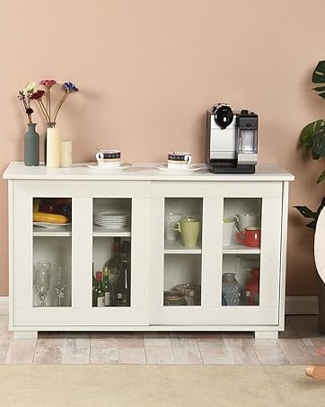 buffet server storage cabinet