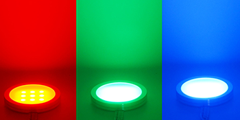 rgb led puck lights color chaging under cabinet lighting multicolor closet counter display lights 