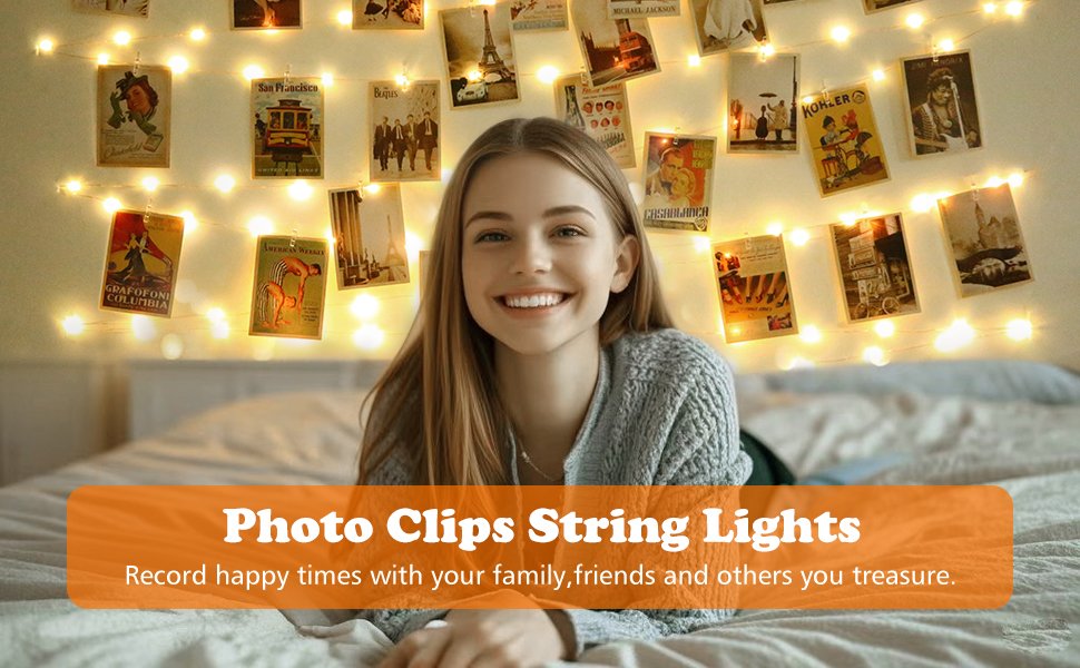 string lights clips lights for pictures