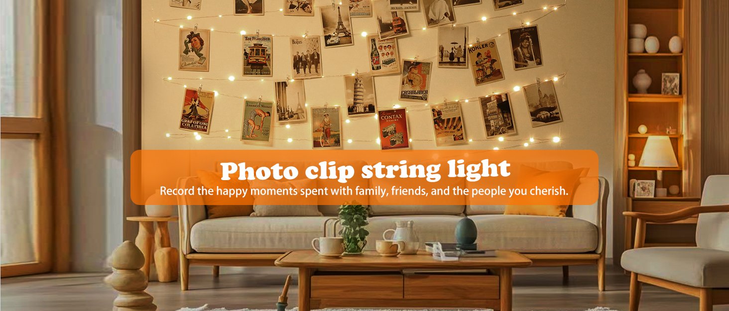 photo clips string lights